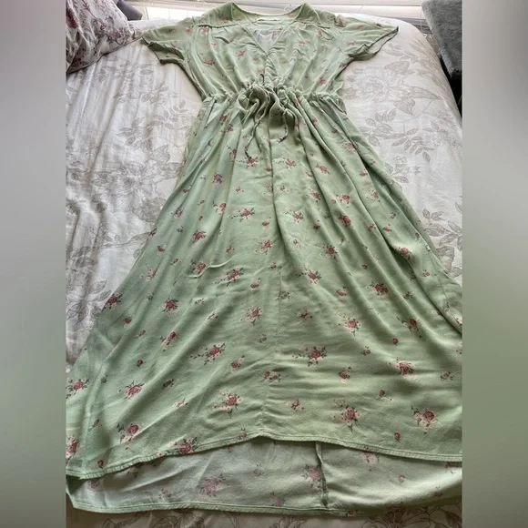 Christy Dawn The Dawn Midi Dress Pear Spray Large Cottagecore Feminine Boho - Picture 4 of 14